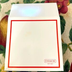 Coach jewelry gift box